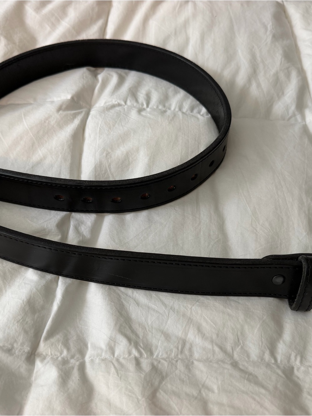 Hank's Belts - Black Tactical Leather Belt